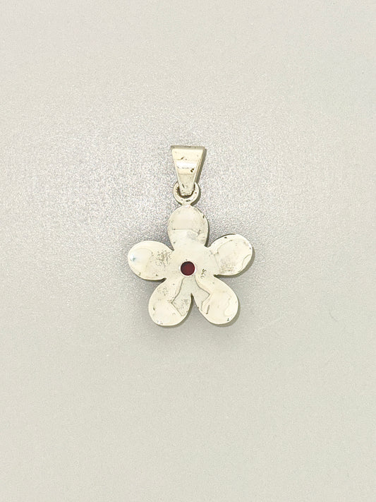 Coral Flower Pendant