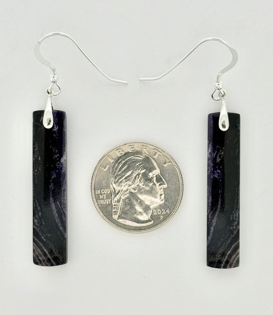 Purple Opal Earrings
