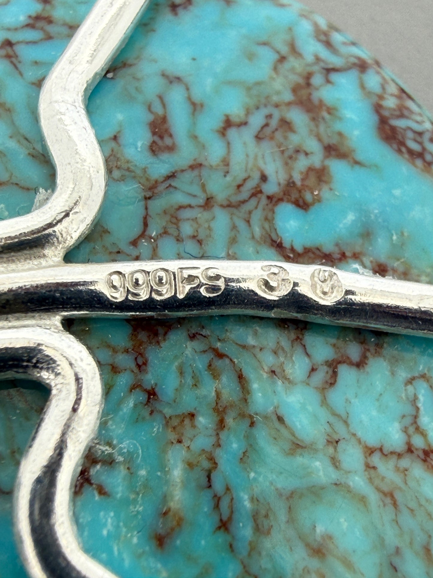 Kingman Turquoise Prong Mount
