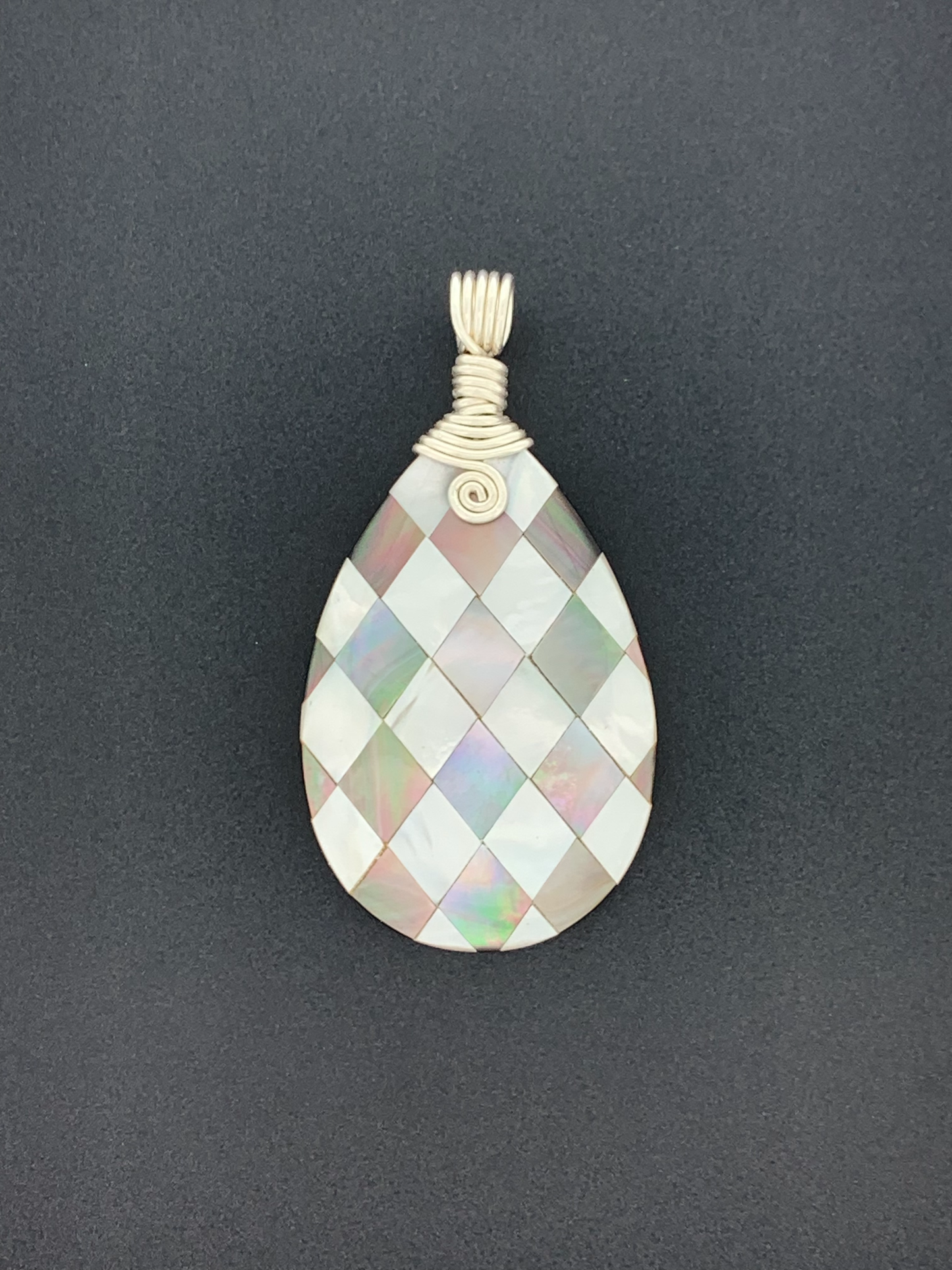 Mother of Pearl Wire Wrap, Mosaic