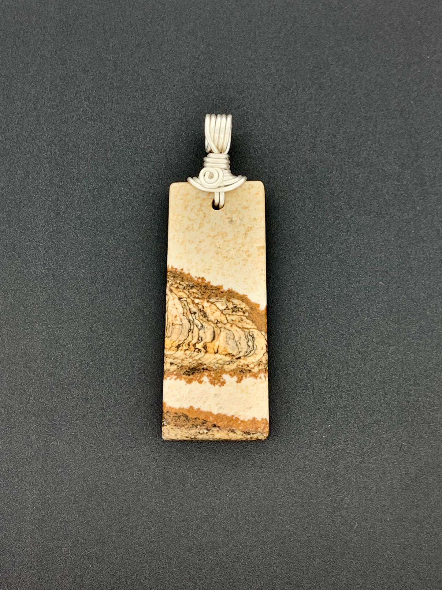 Picture Jasper, Africa Queen, Wire Wrap