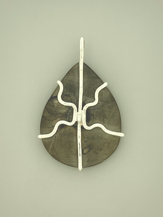 Fossil Ammonite Prong Mount