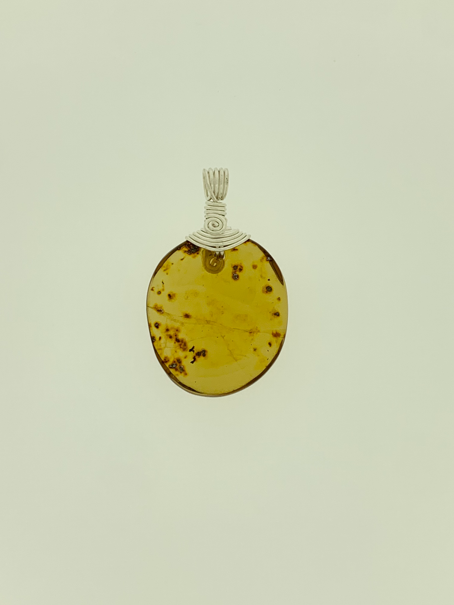 Amber, Baltic, Wire Wrap