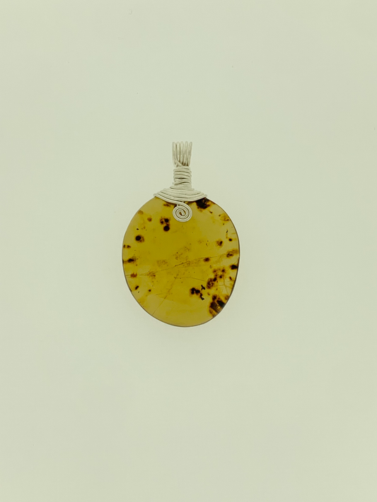 Amber, Baltic, Wire Wrap