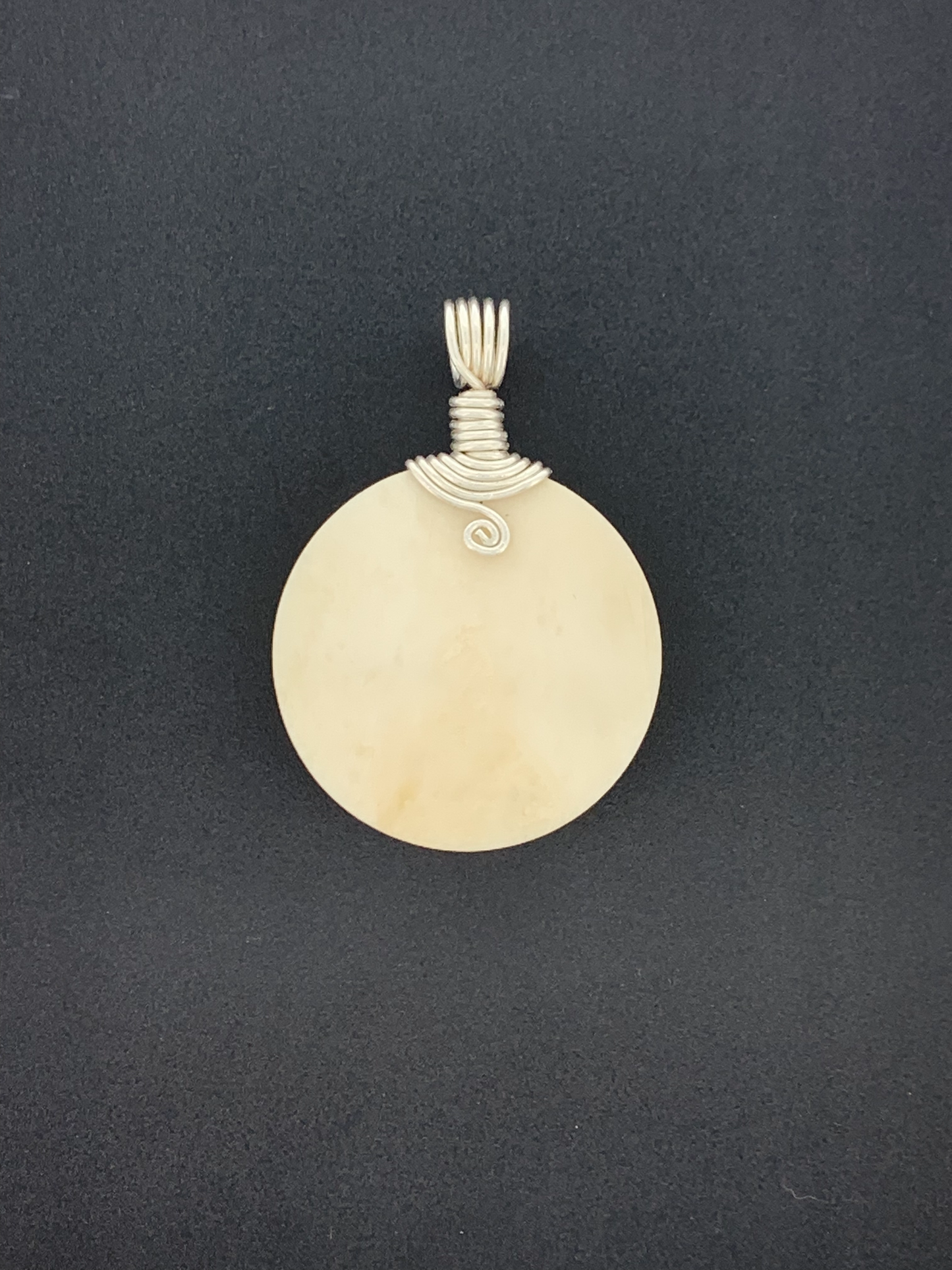 Carved Water Buffalo Bone Wire Wrap