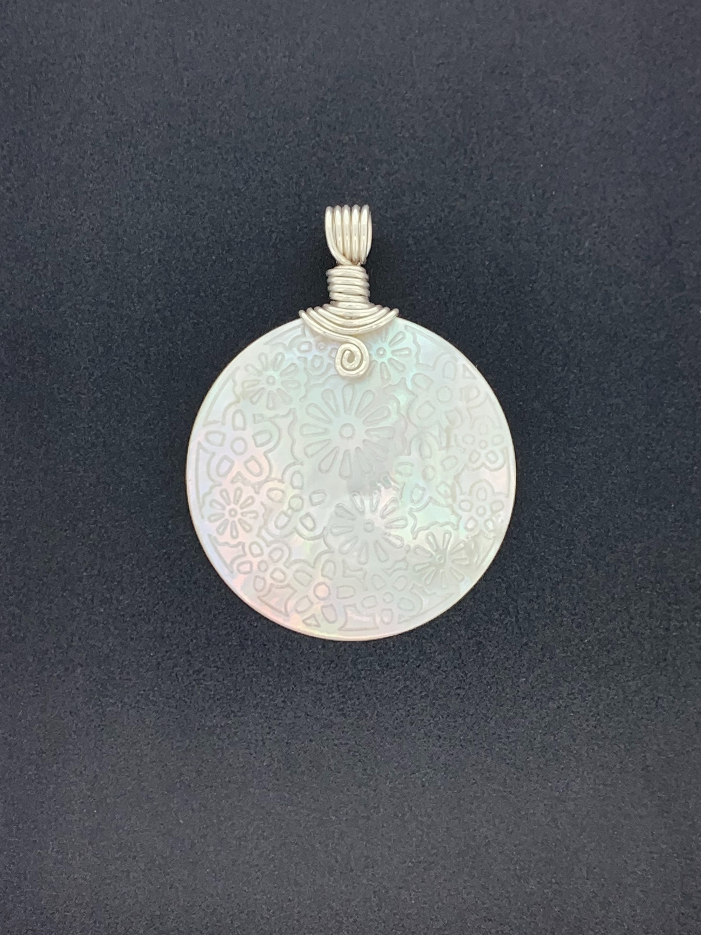Mother of Pearl Wire Wrap