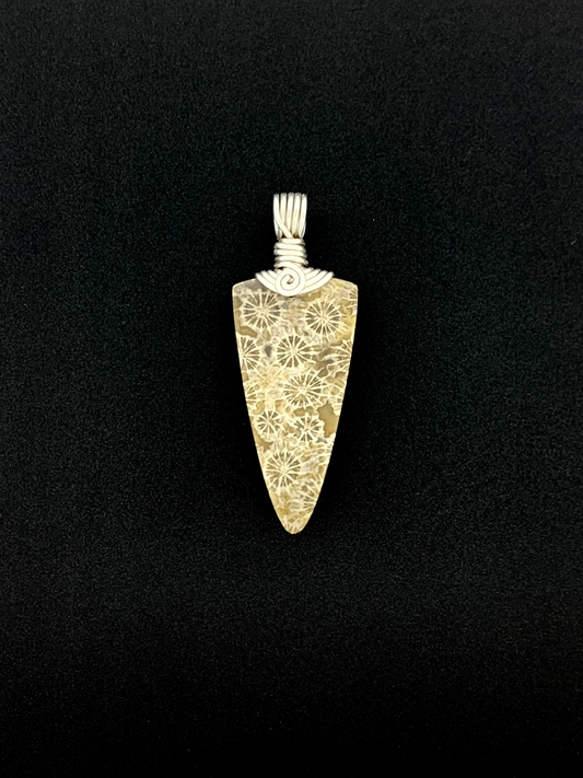 Fossil Coral Wire Wrap