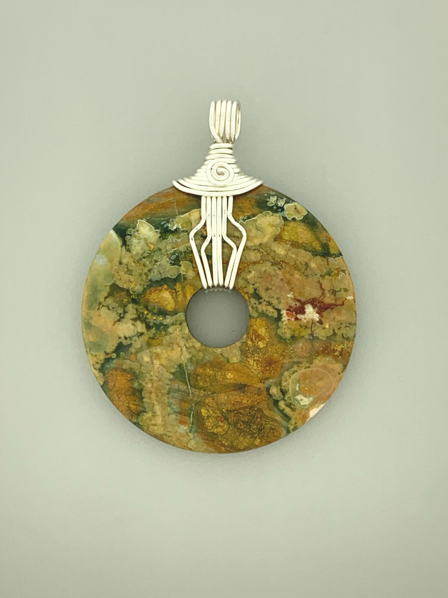 Rainforest Jasper Wire Wrap