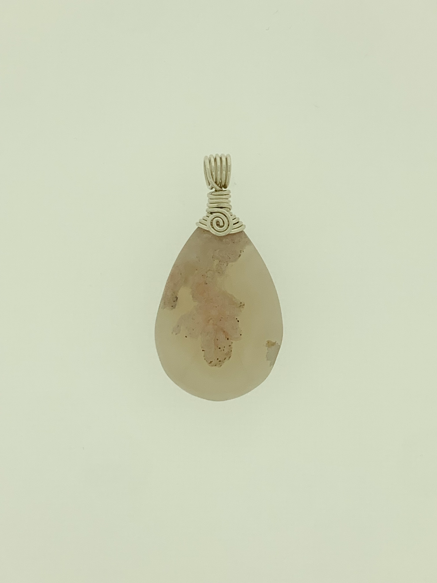 Cherry Blossom Agate Wire Wrap