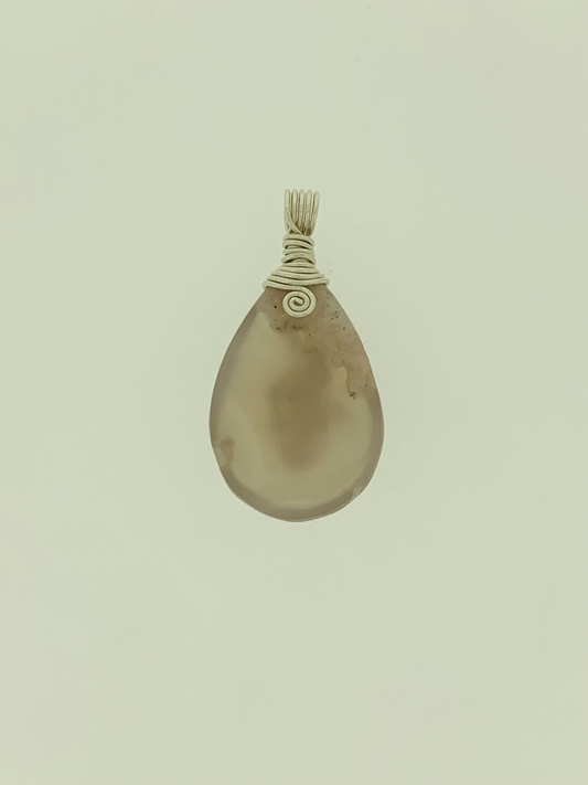 Cherry Blossom Agate Wire Wrap