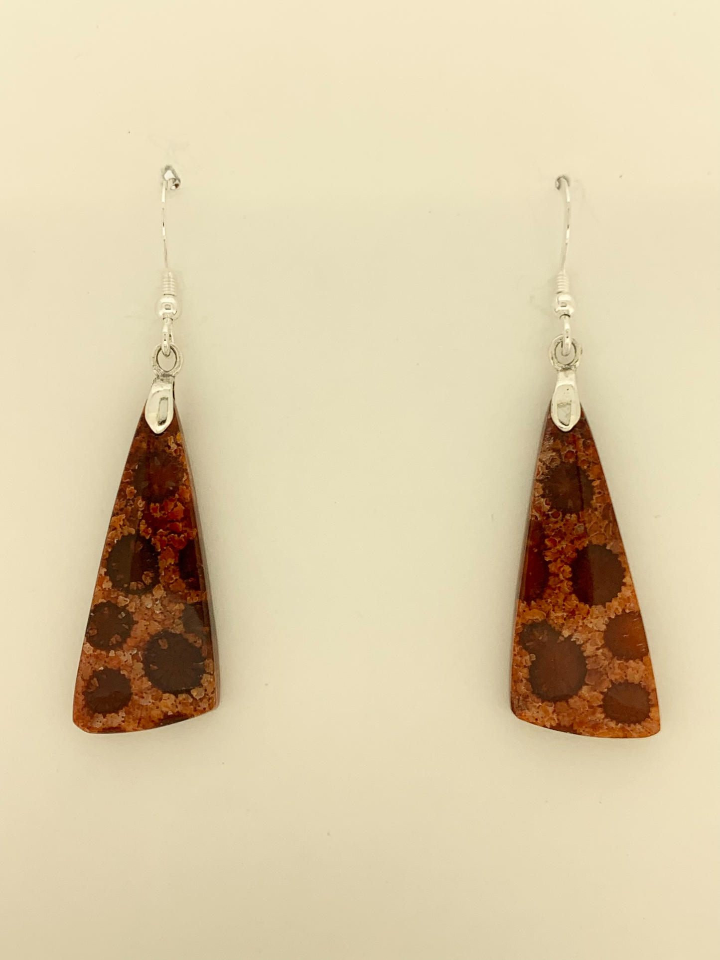 Fossil Coral Earrings