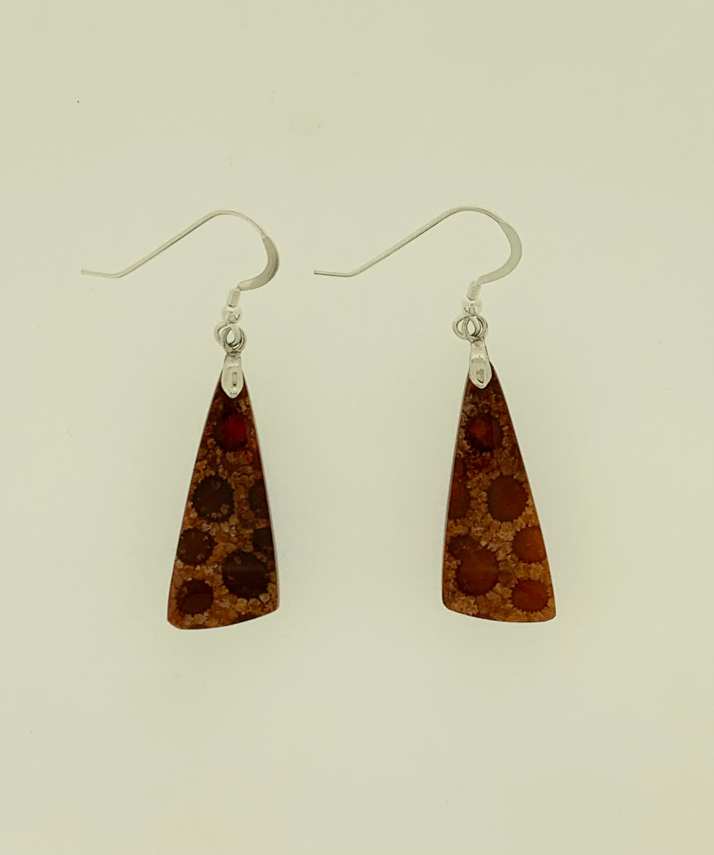 Fossil Coral Earrings