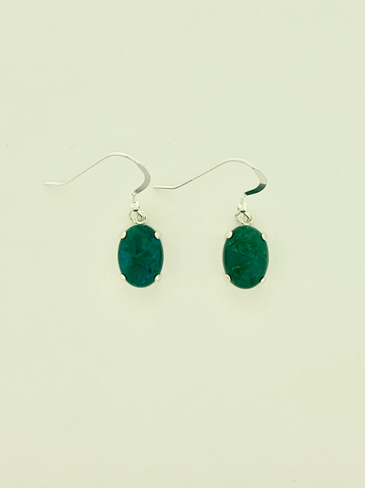 Chrysocolla Earrings