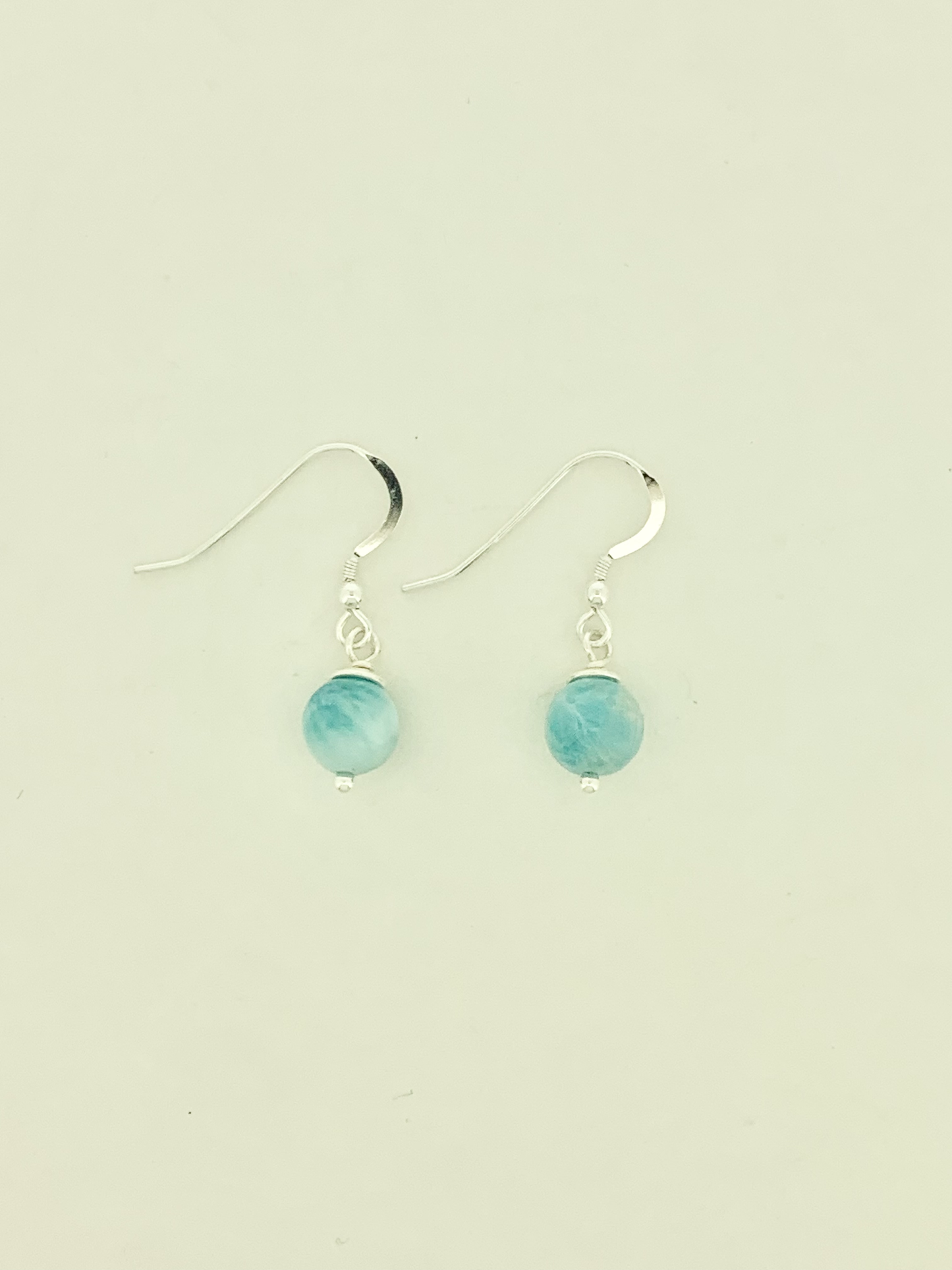 Larimar Sphere Earrings