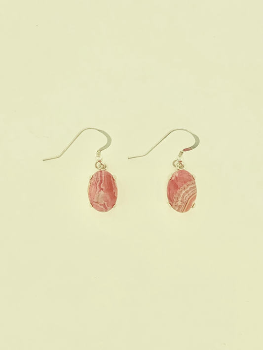 Rhodochrosite Earrings