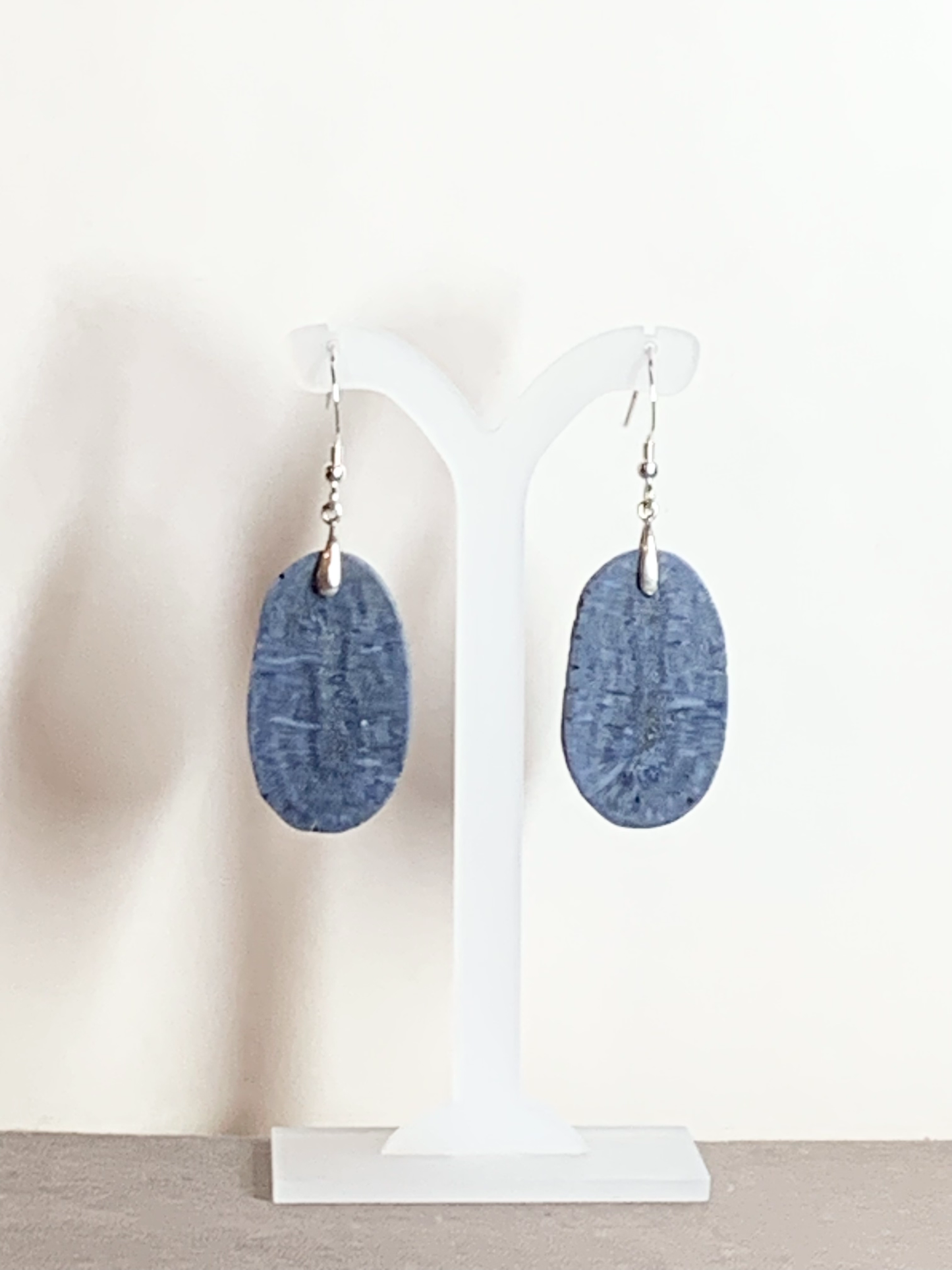 Blue Coral Earrings