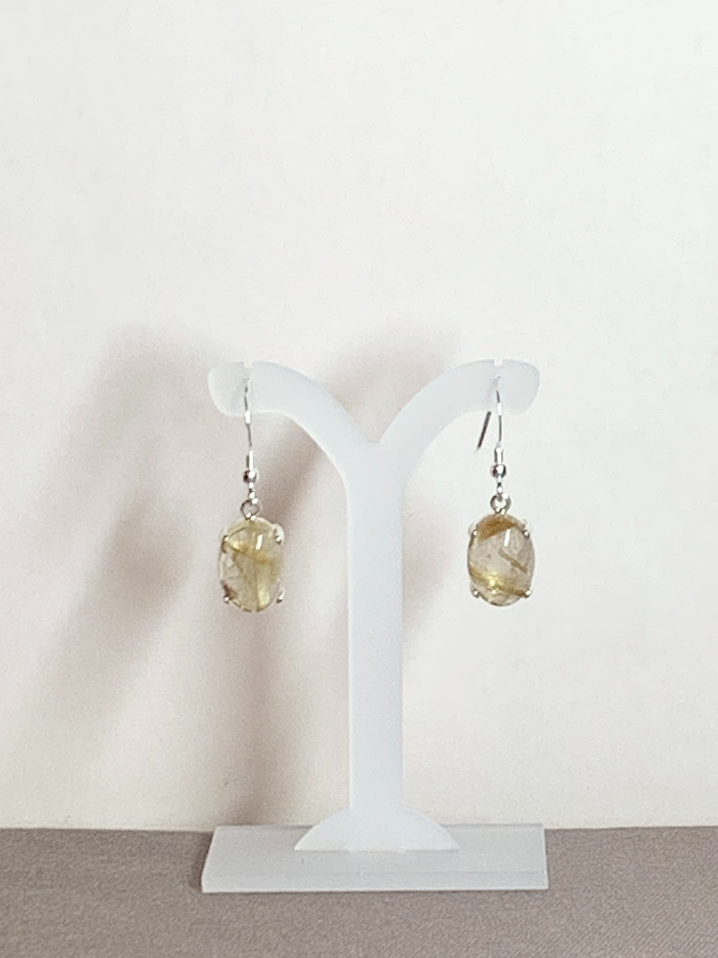 Rutilated Quartz Earrings