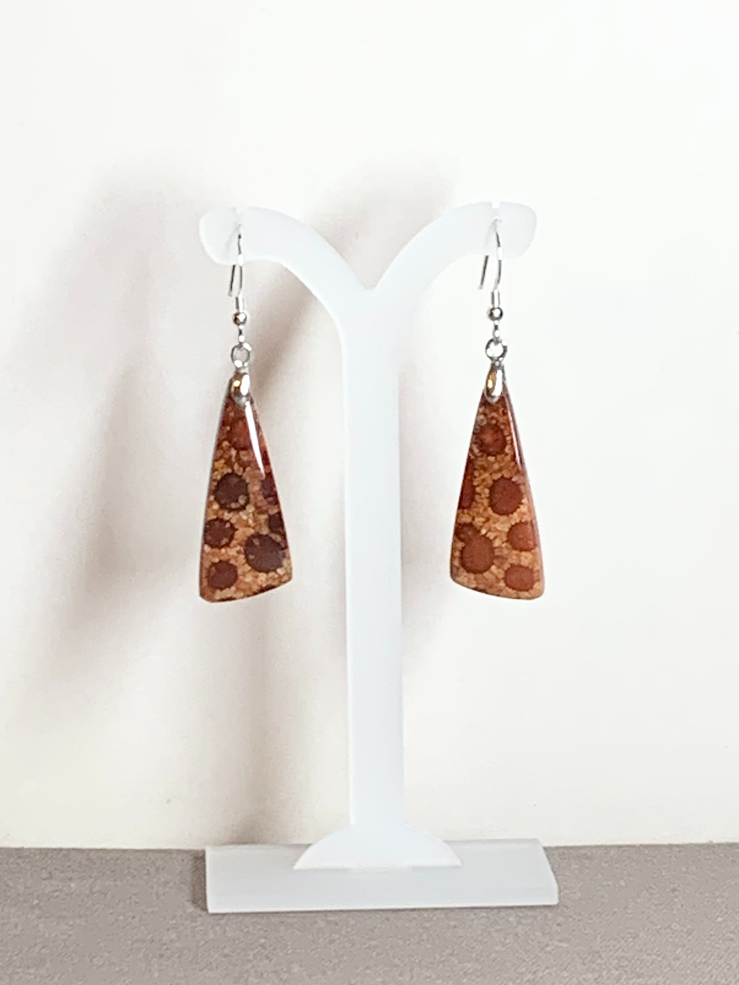 Fossil Coral Earrings