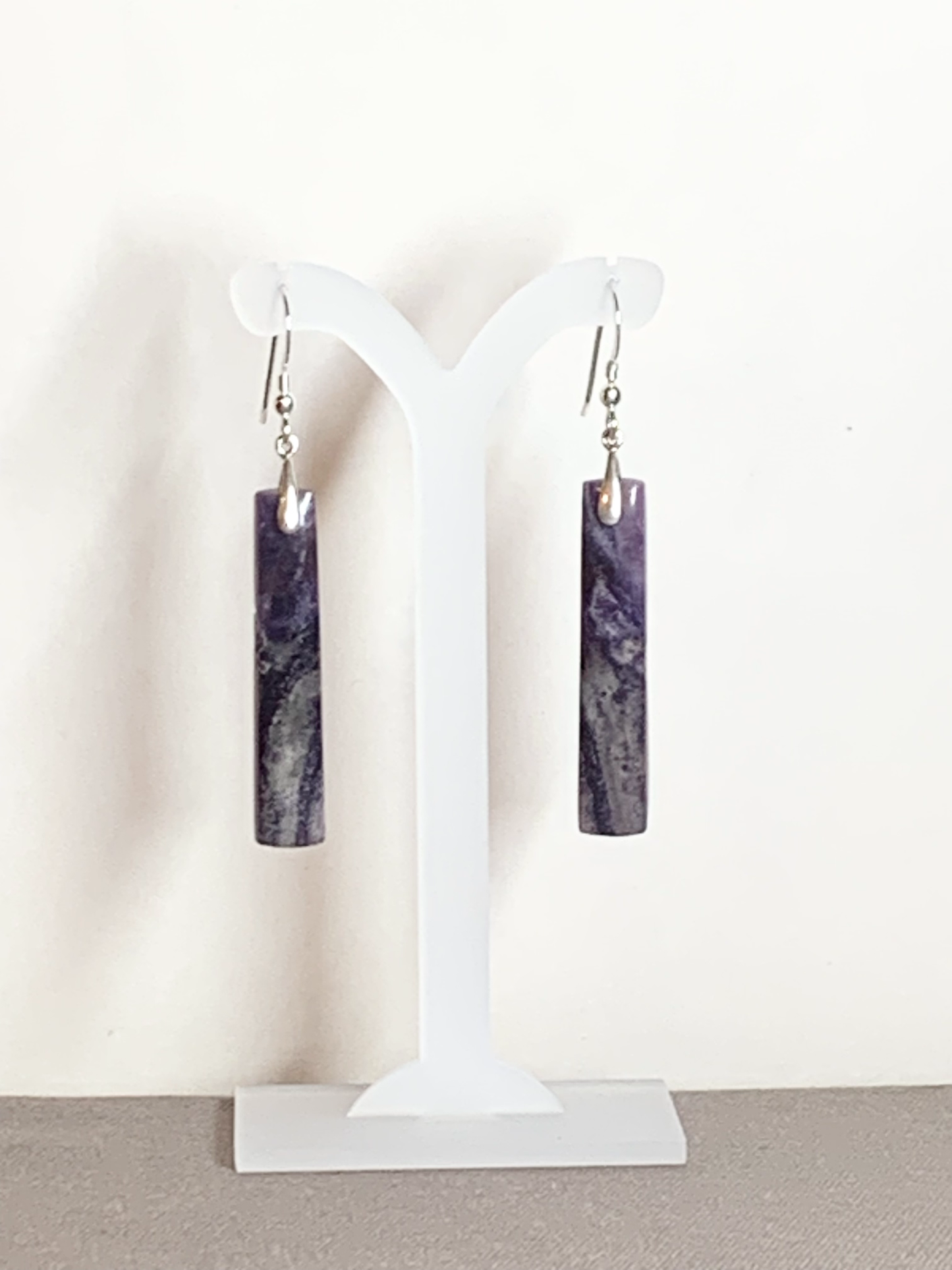 Purple Opal Earrings