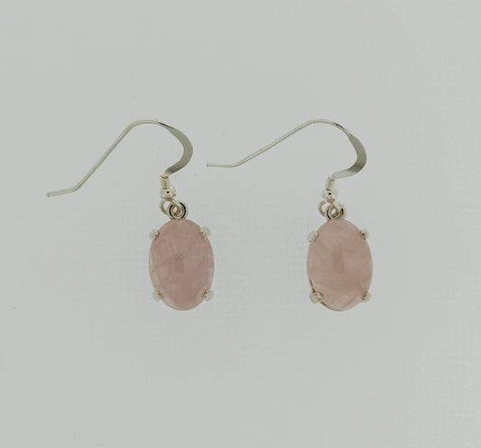 Rose Quartz Earrings
