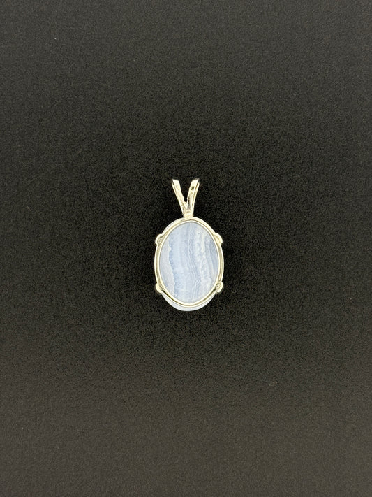 Blue Lace Agate Pendant