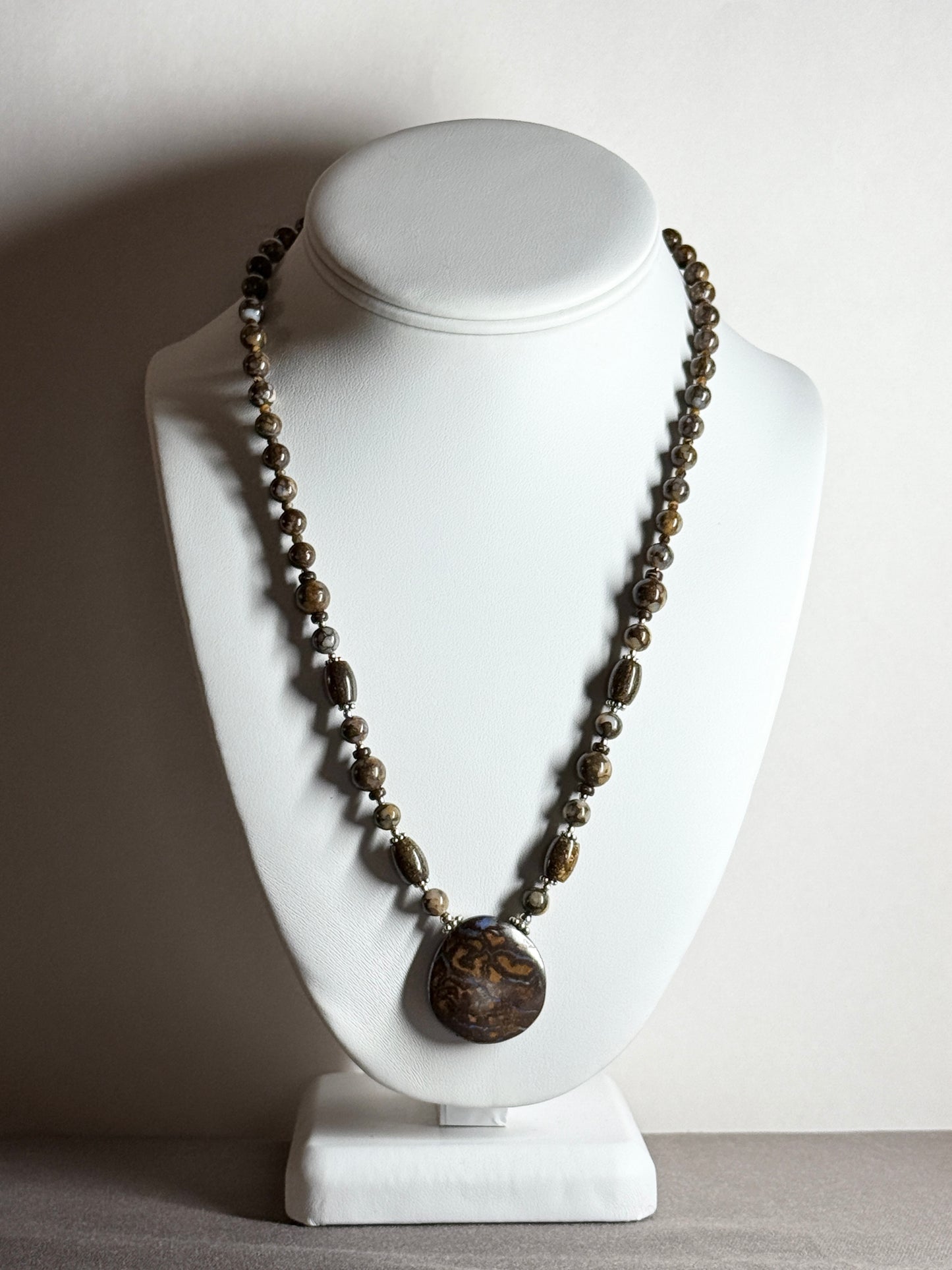Boulder Opal Multistone Necklace