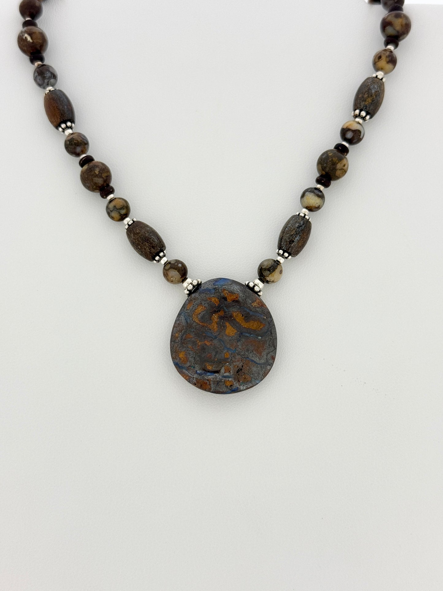 Boulder Opal Multistone Necklace