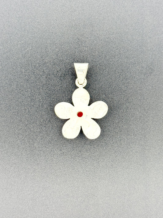 Coral Flower Pendant