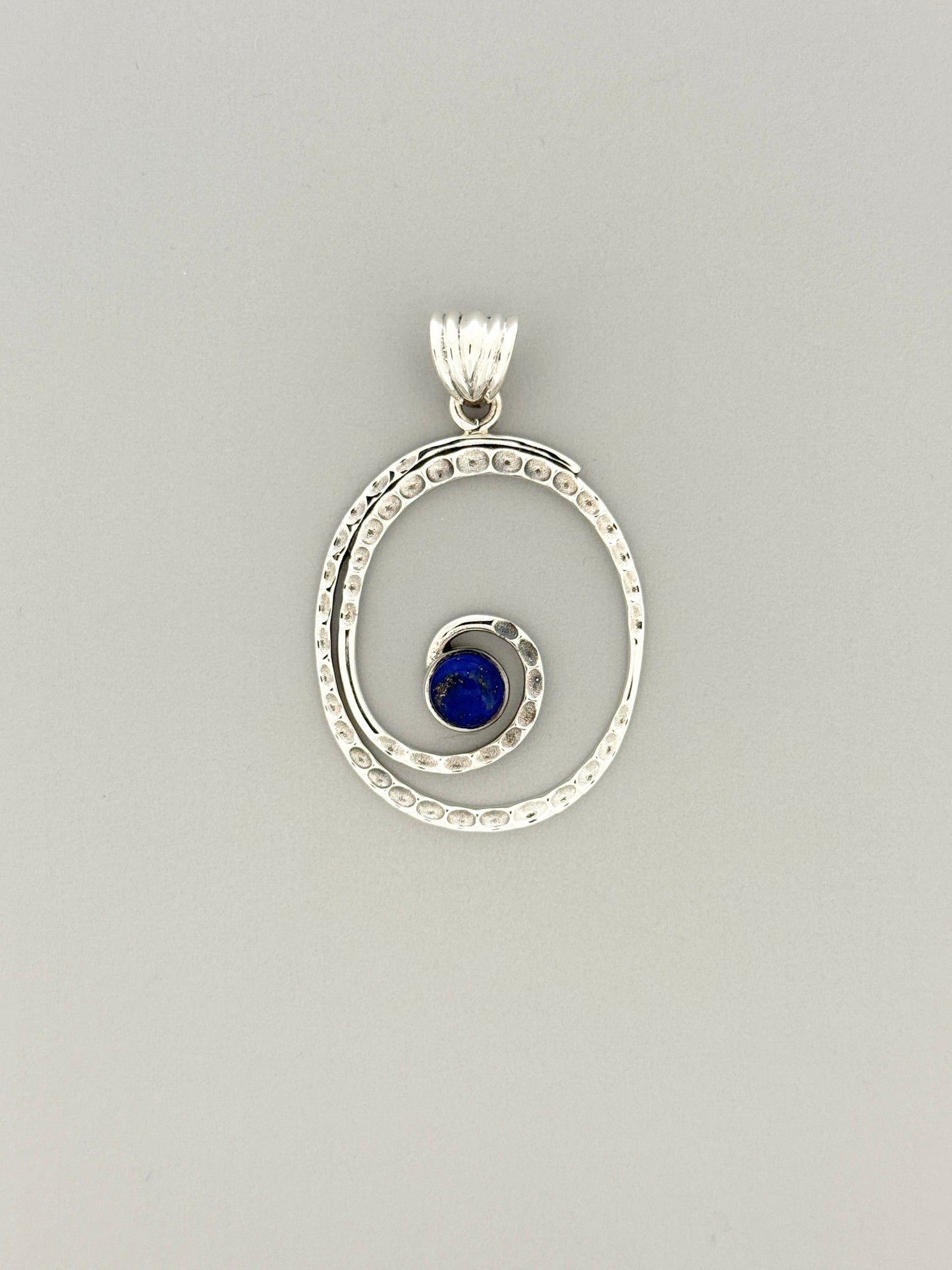 Lapis Lazuli Spiral Pendant