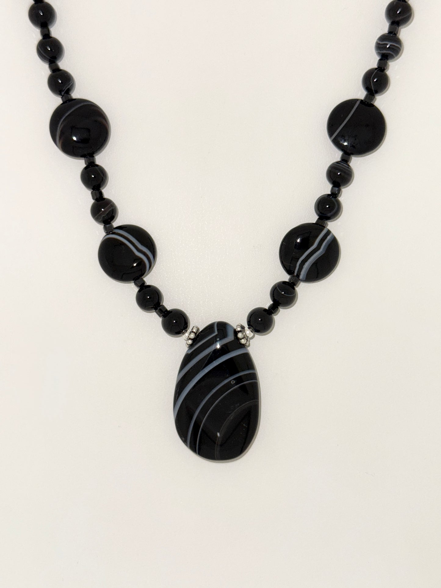 Banded Onyx Necklace