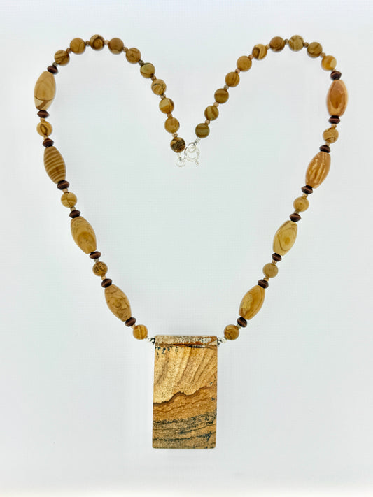 Picture Jasper Necklace