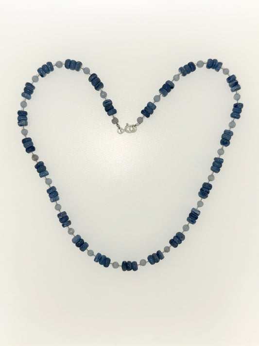 Kyanite and Aquamarine Necklace
