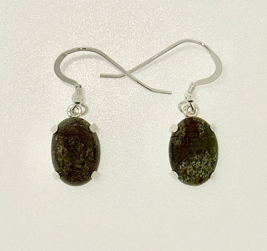 Dragon's Blood Jasper Earrings