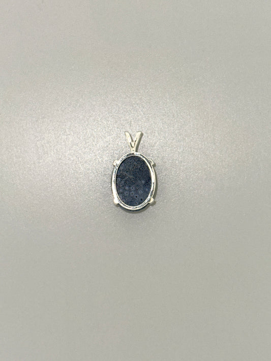 Blue Coral Pendant