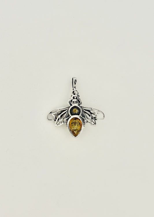 Amber Pendant, Bee