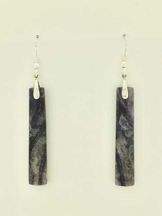 Purple Opal Earrings