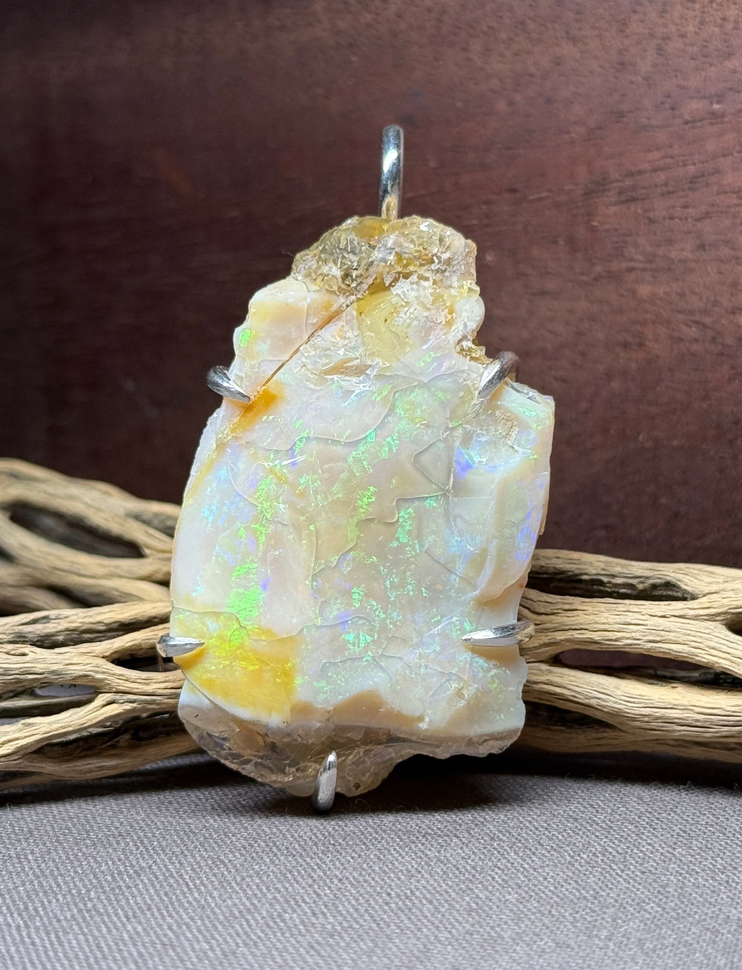Ethiopian Opal Prong Mount