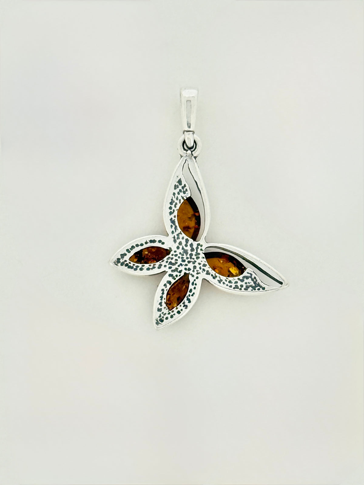 Amber Pendant, Butterfly