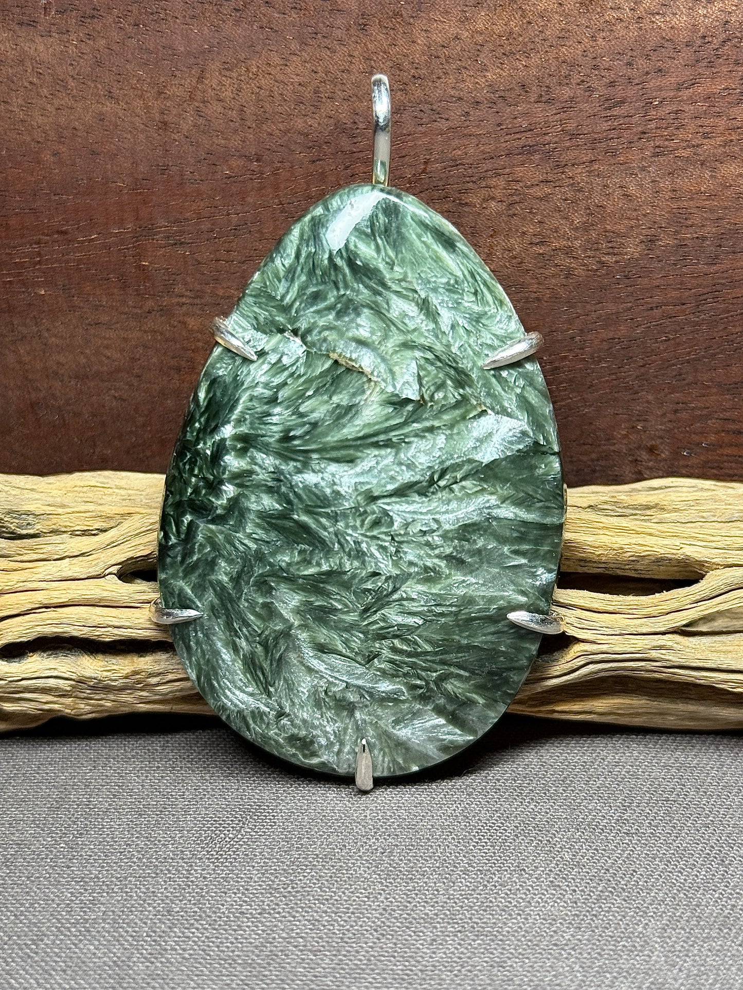 Seraphinite Prong Mount