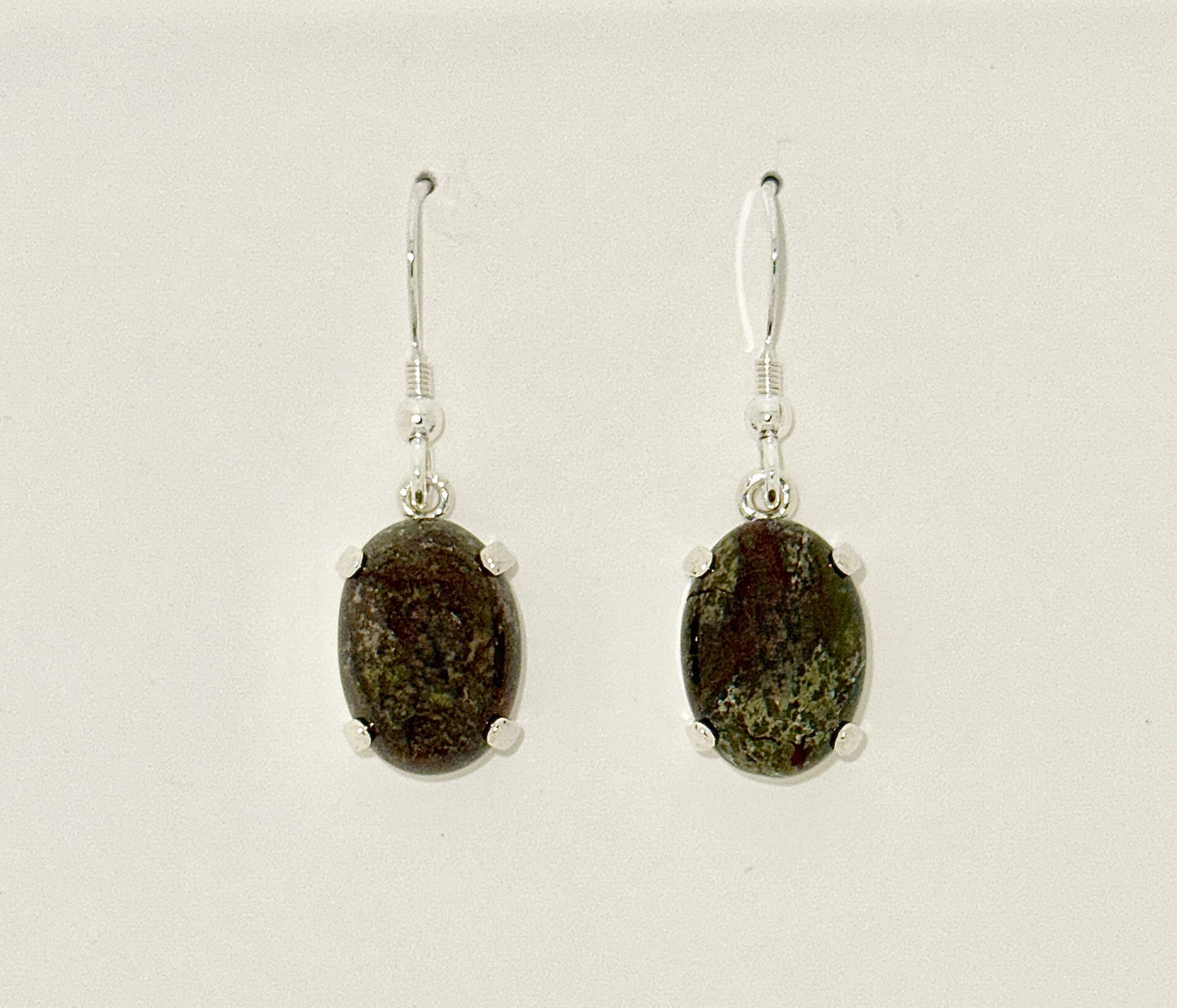 Dragon's Blood Jasper Earrings