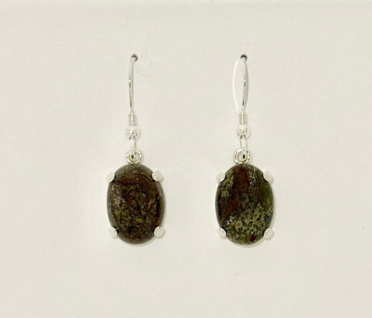 Dragon's Blood Jasper Earrings