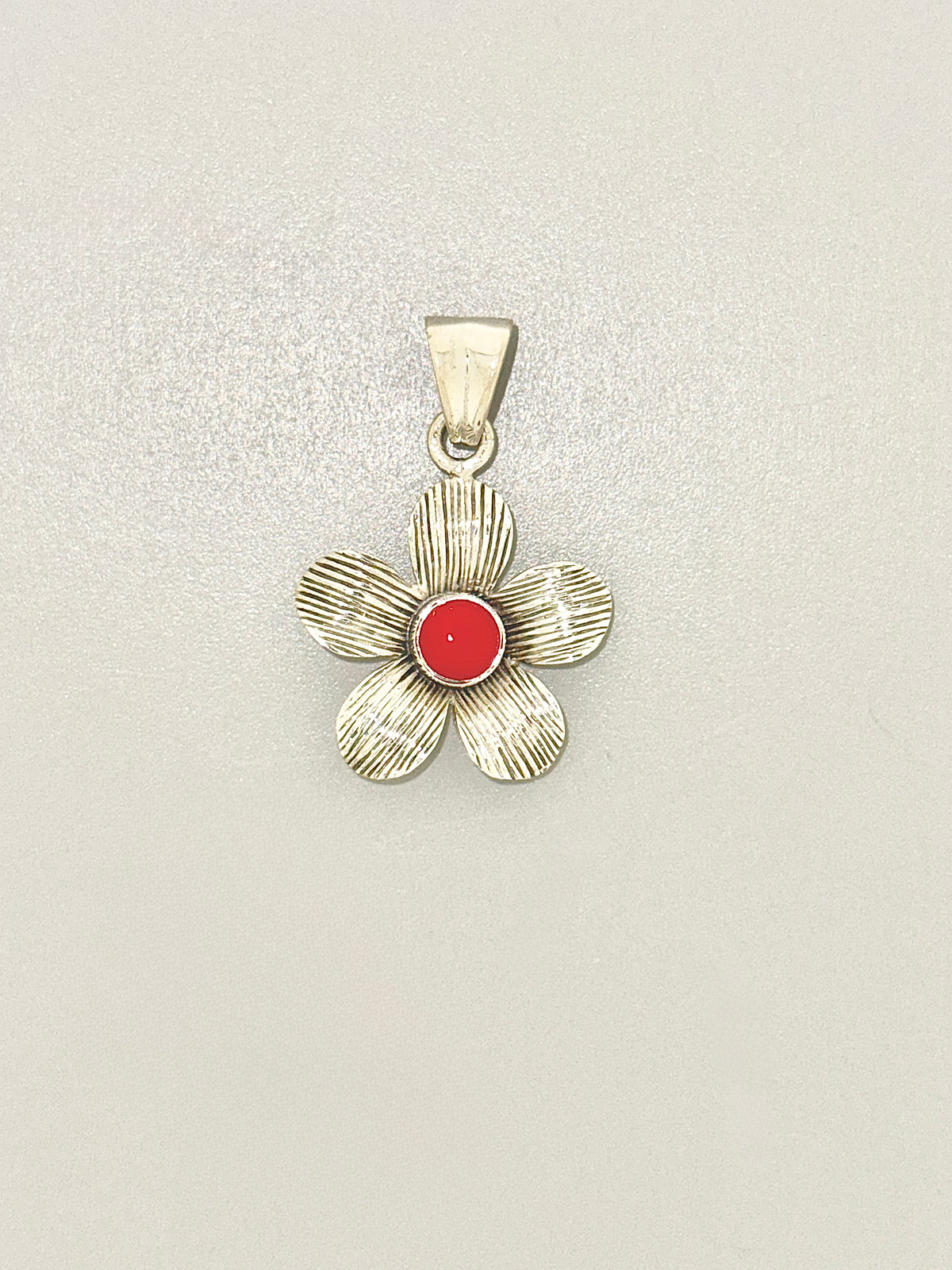 Coral Flower Pendant