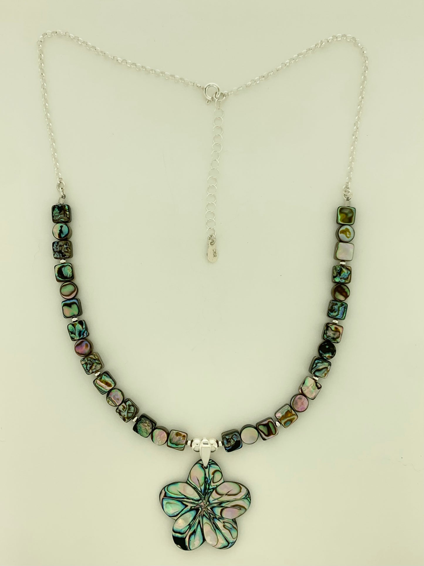 Abalone Flower Necklace