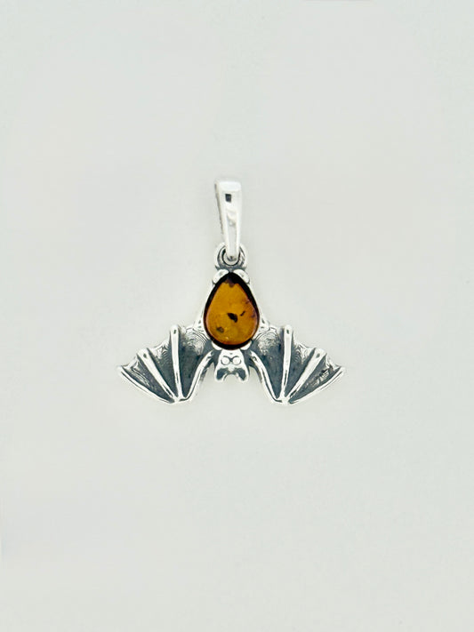 Amber Pendant, Sleeping Bat