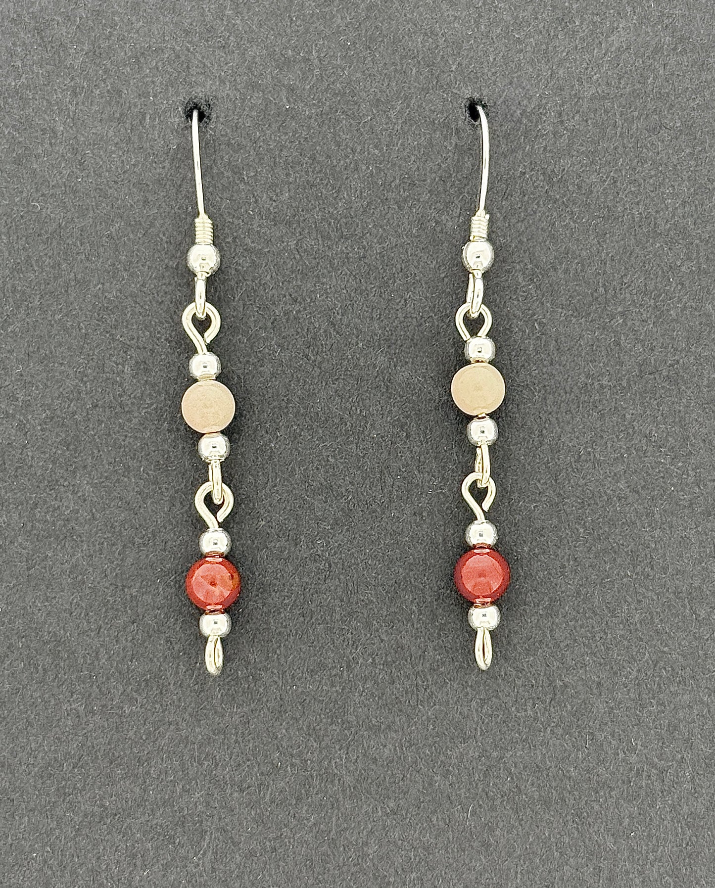 Noreena Jasper Earrings, Loop-links