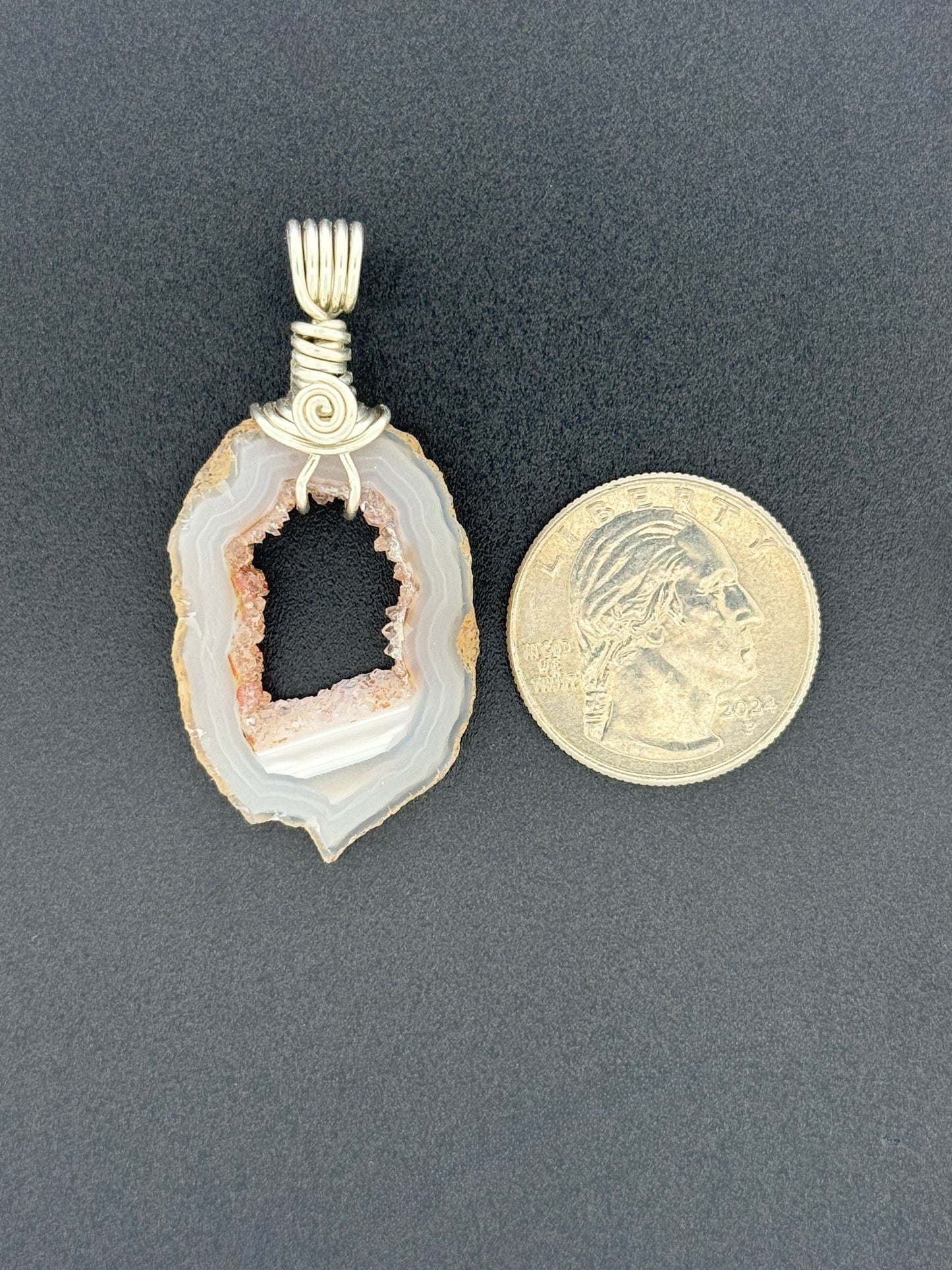 Geode Slice Wire Wrap