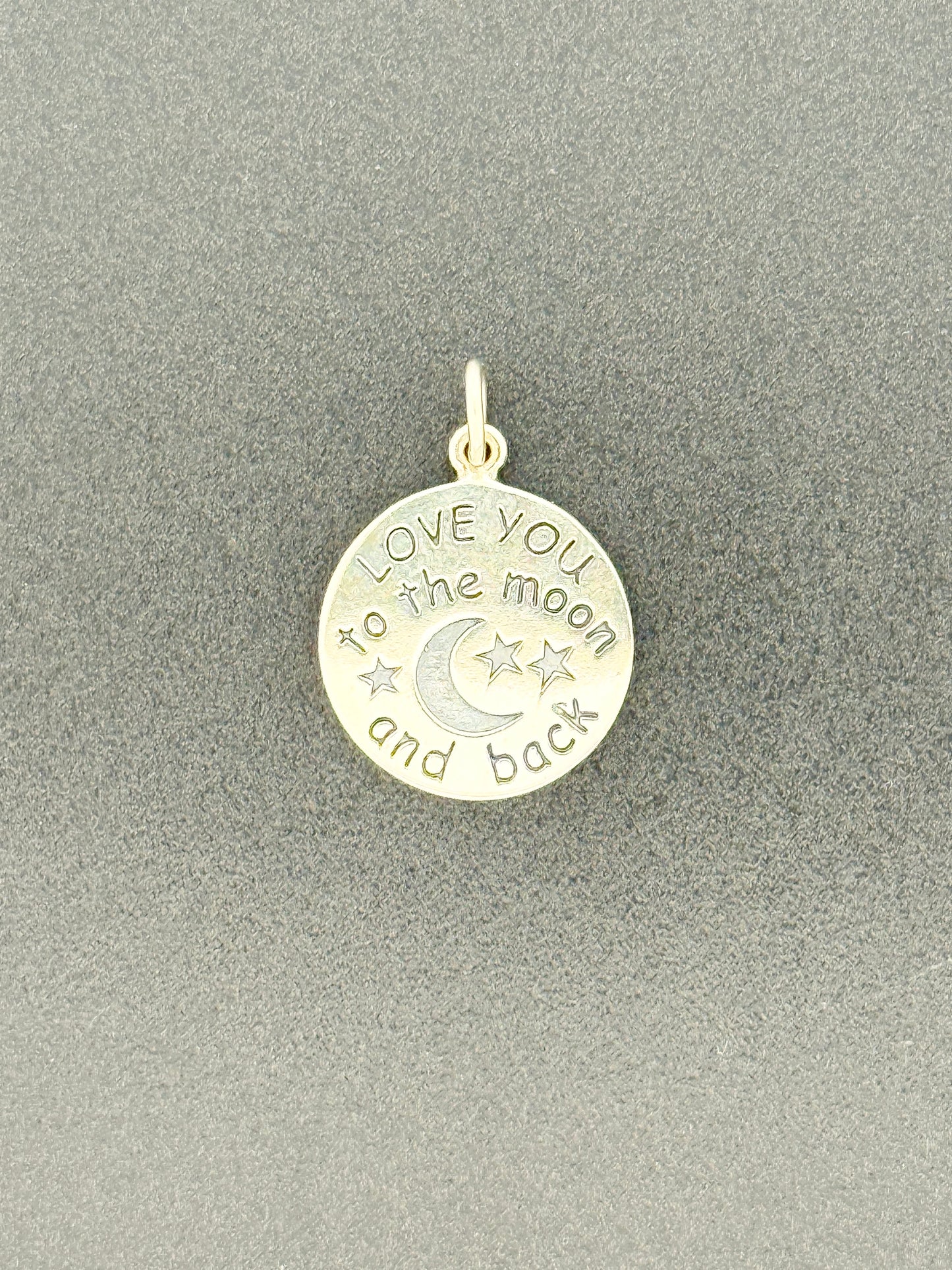 Sterling Silver Pendant, Love Charm