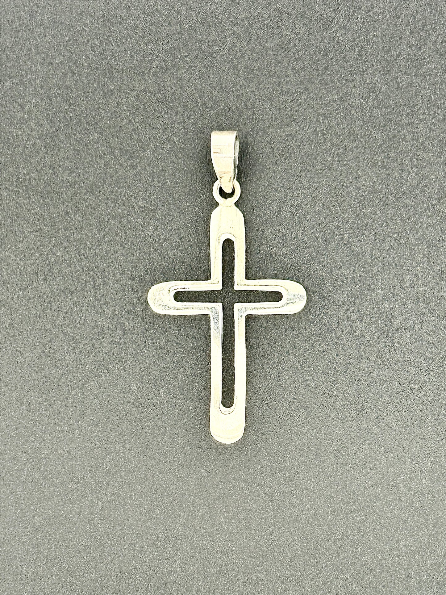 Sterling Silver Cross Pendant, Large