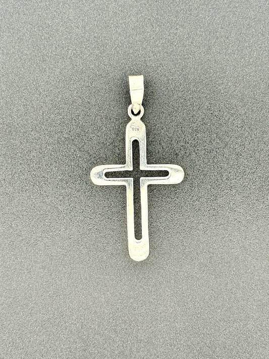 Sterling Silver Cross Pendant, Large