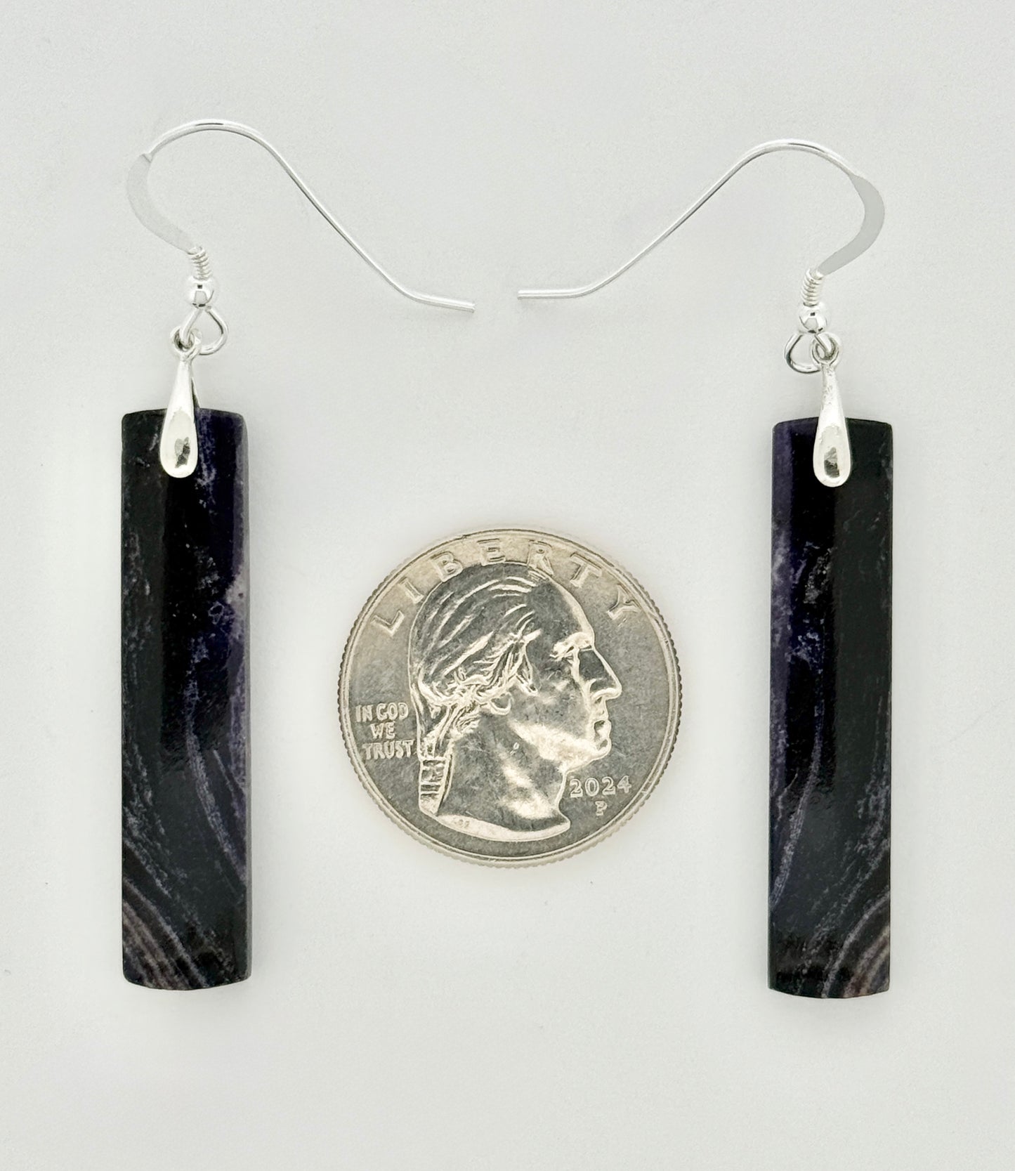 Purple Opal Earrings